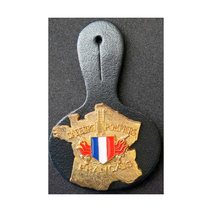 insigne des sapeurs pompiers français doré Ballard