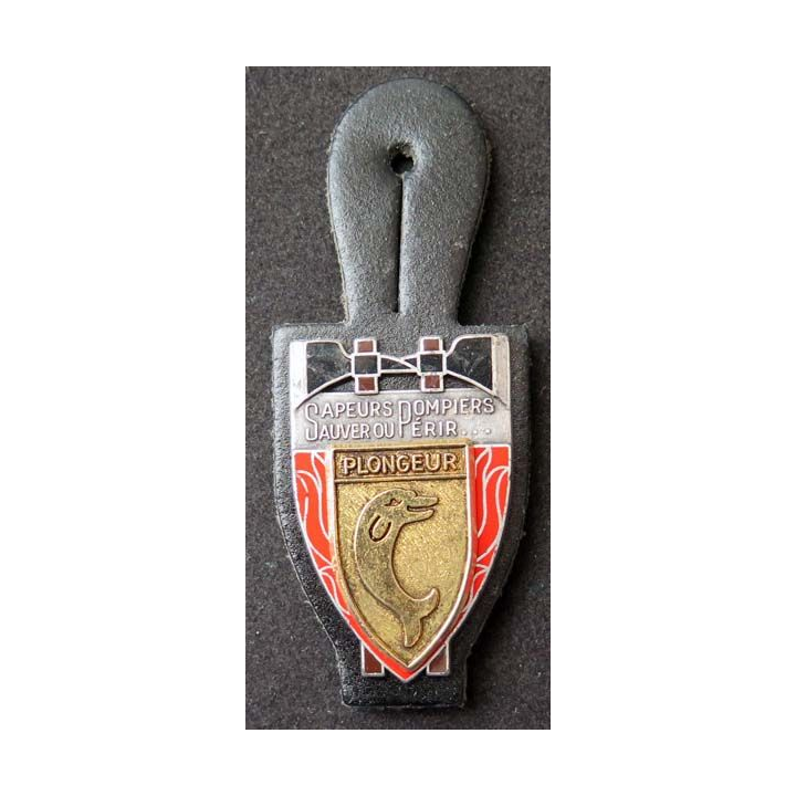 insigne métallique de plongeur des sapeurs pompiers Ballard