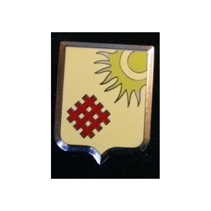  insigne métallique de fourragère du 2° régiment de dragons Boussemart