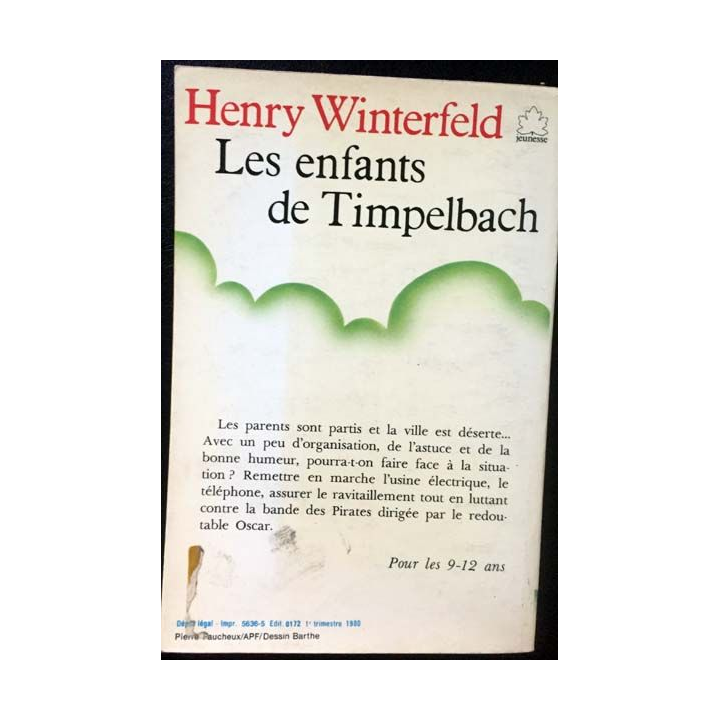 1. Les enfants de Timpelbach de Henry Winterfeld aux éditions Hachette