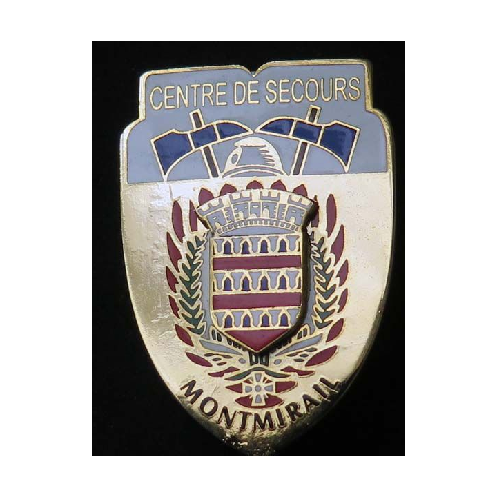 insigne métallique du centre de secours de Montmirail ballard