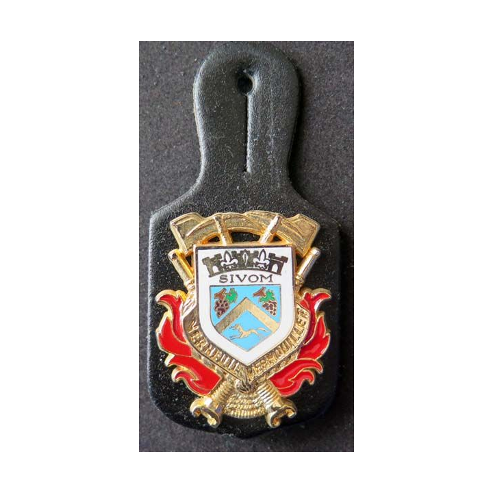 insigne sapeurs pompiers district SIVOM Verneuil Vernouillet Ballard