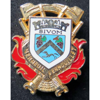 insigne sapeurs pompiers district SIVOM Verneuil Vernouillet Ballard