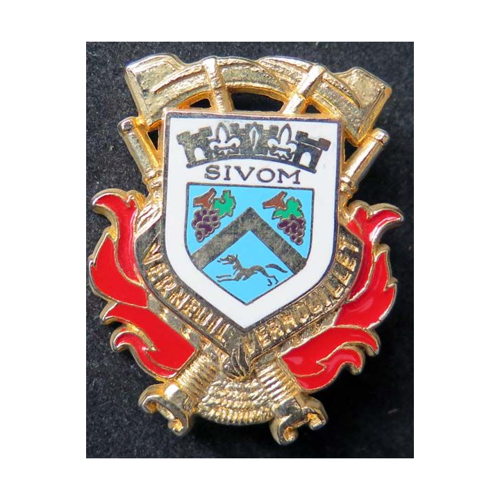 insigne sapeurs pompiers district SIVOM Verneuil Vernouillet Ballard