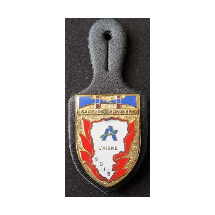 insigne sapeurs des sapeurs pompiers du SDIS de l'Aisne Ballard