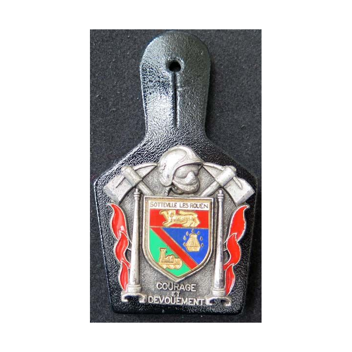 insigne sapeurs des sapeurs pompiers de Sotteville Les Rouen Ballard