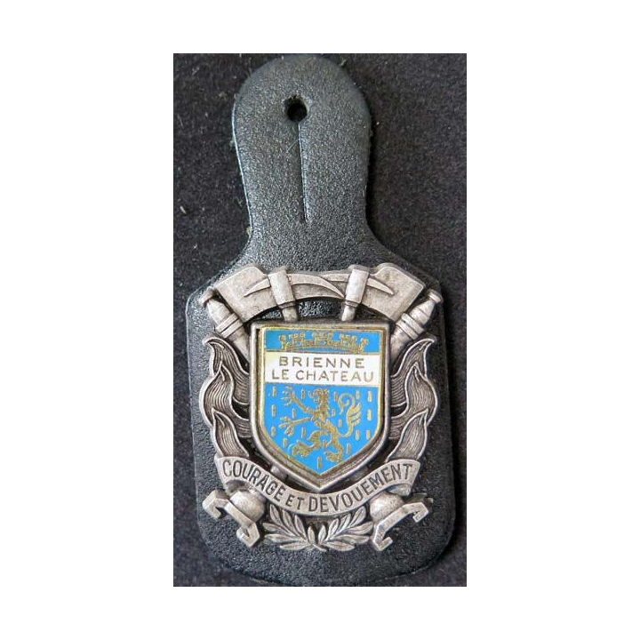 insigne des sapeurs pompiers de Brienne le Château ballard