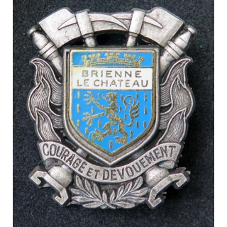 insigne des sapeurs pompiers de Brienne le Château ballard