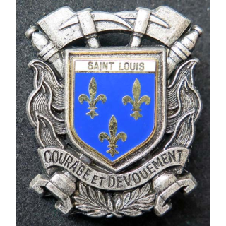 insigne des sapeurs pompiers de Saint Louis ballard