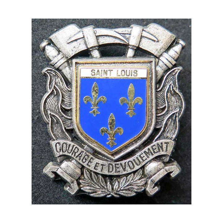 insigne des sapeurs pompiers de Saint Louis ballard