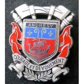 insigne des sapeurs pompiers de Andresy ballard