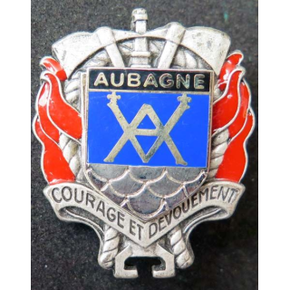 insigne des sapeurs pompiers de Aubagne ballard