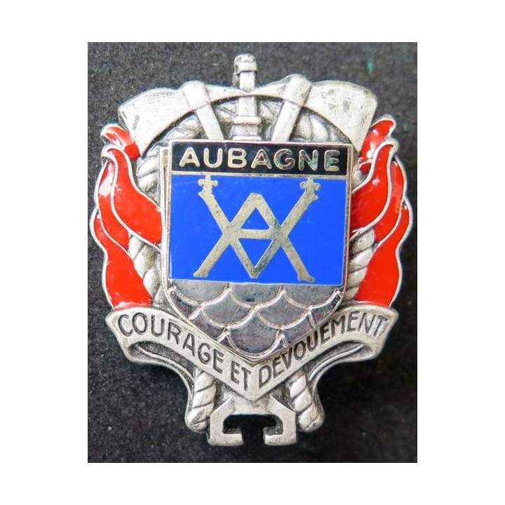 insigne des sapeurs pompiers de Aubagne ballard