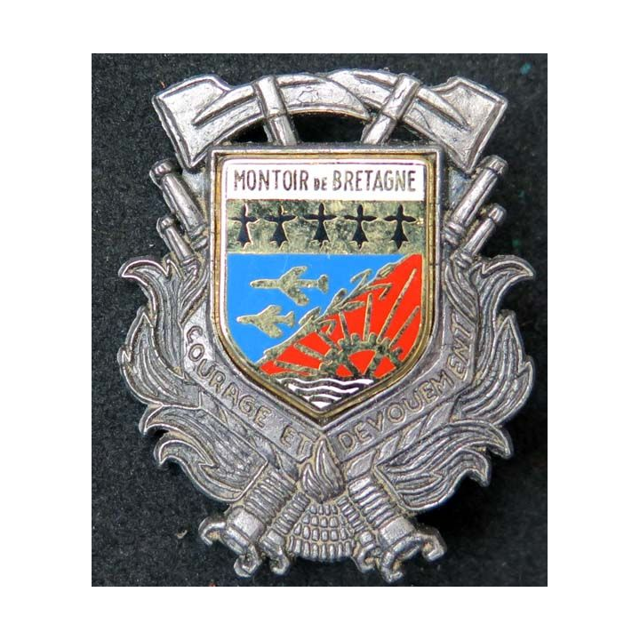insigne des sapeurs pompiers de Montoir de Bretagne ballard