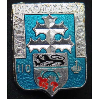 110° Régiment d'infanterie Ballard H. 114 finition argent translucide