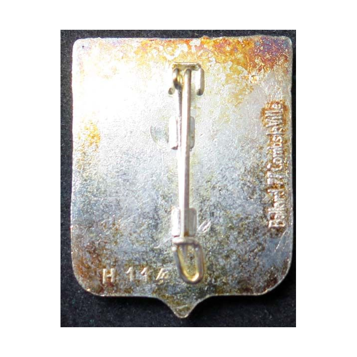 110° Régiment d'infanterie Ballard H. 114 finition argent translucide