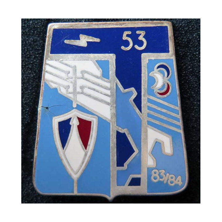 53° RT 53° régiment de transmissions Ballard  G. 2639 finition argent