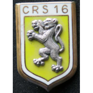 Insigne de la compagnie républicaine de sécurité n°16