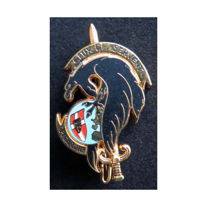 Insigne compagnie de commandement logistique CCL du 1° RI infanterie