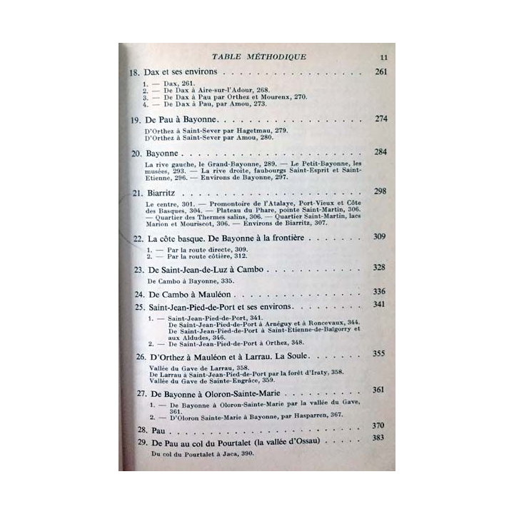 1. Les guides bleus - Pyrénées Gascogne aux éditions Librairie Hachette