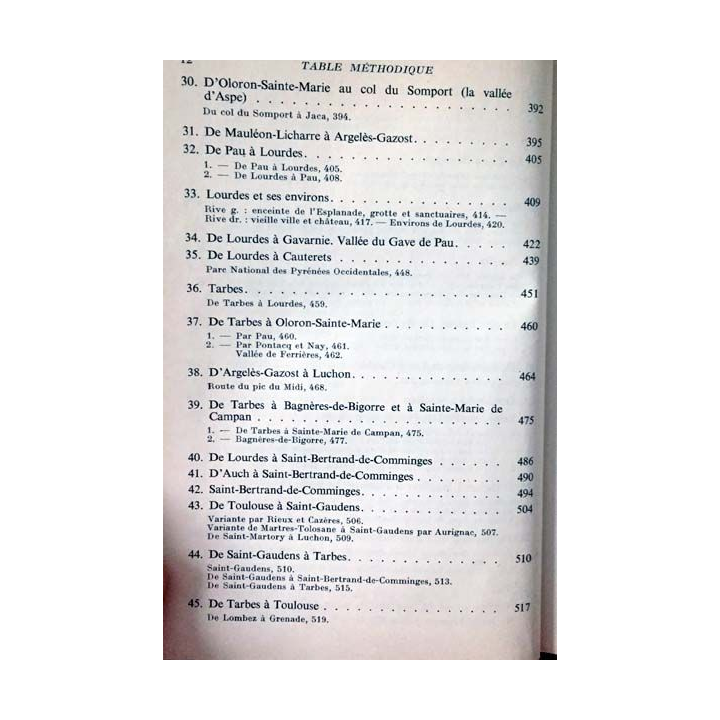 1. Les guides bleus - Pyrénées Gascogne aux éditions Librairie Hachette