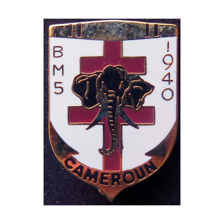 BM 5 bataillon marche n°5 Cameroun 1° DFL division française libre