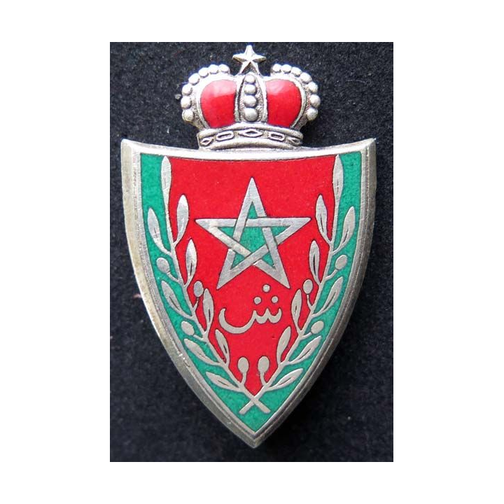 MAROC insigne forces royales marocaines 19 1375 2 1956