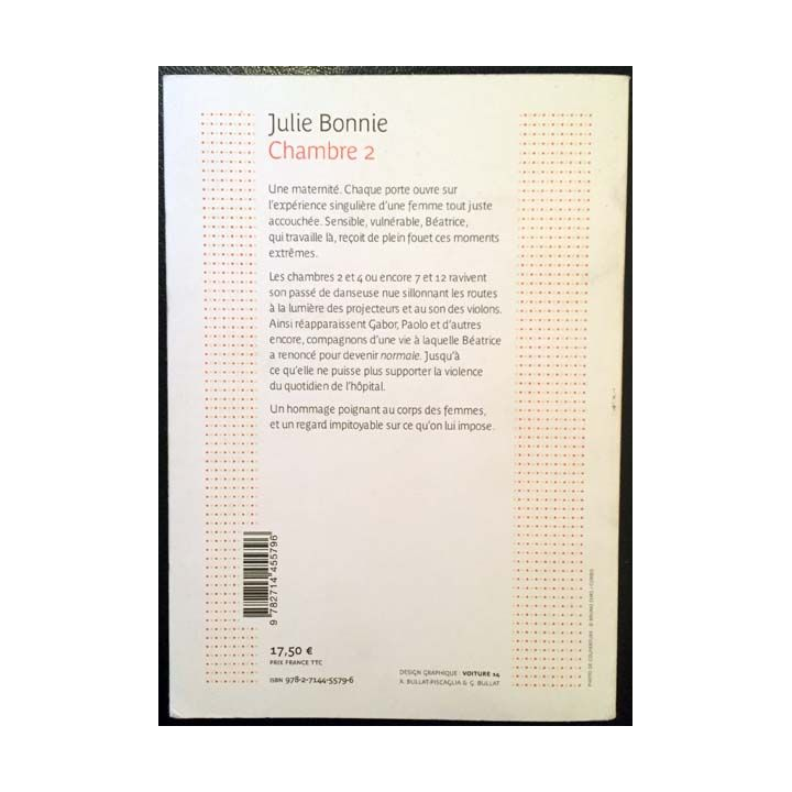 1. Chambre 2 de Julie Bonnie aux éditions Belfond