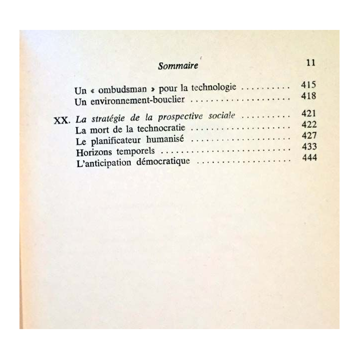 1. Le choc du futur de Alvin Toffler aux éditions Denoël