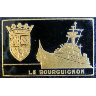 LE BOURGUIGNON : Escorteur rapide Arthus Bertrand Paris en émail poinçon