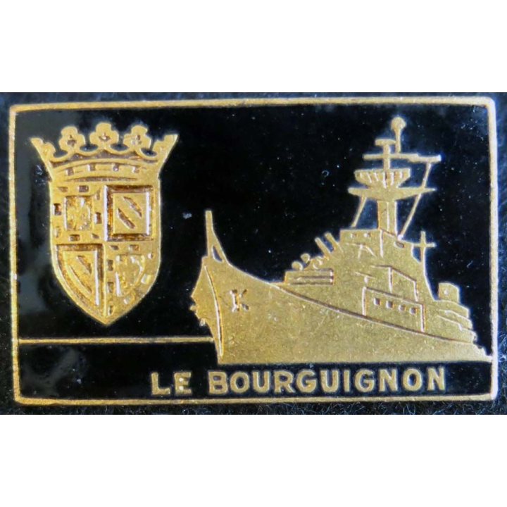 LE BOURGUIGNON : Escorteur rapide Arthus Bertrand Paris en émail poinçon