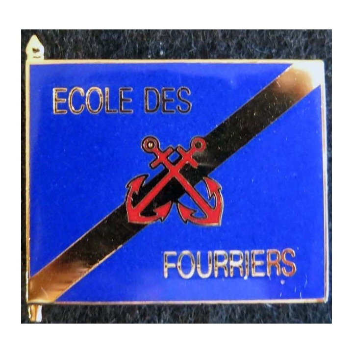 ECOLE DES FOURRIERS : école des fourriers fabrication JY Segalen en émail
