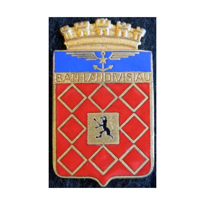 B.A.N. LANDIVISIAU: base aéronavale de Landivisiau Arthus Bertrand Paris en émail 