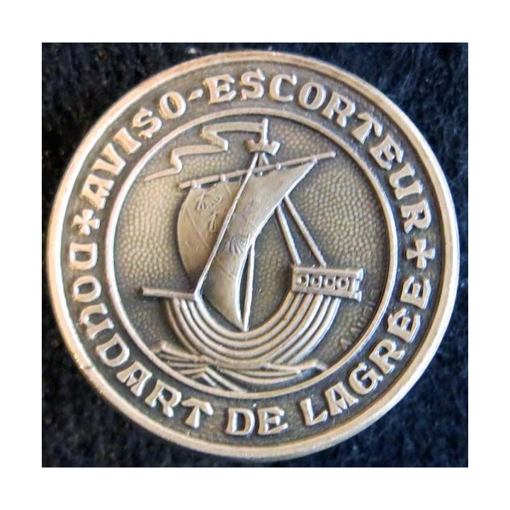 DOUDART de LAGREE : Aviso Escorteur DOUDART de LAGREE bronze 