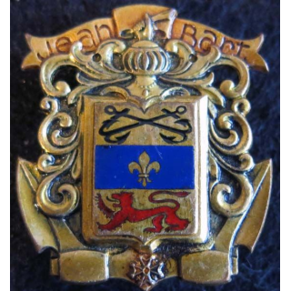 JEAN BART : cuirassé Jean Bart Courtois Paris dos lisse embouti doré