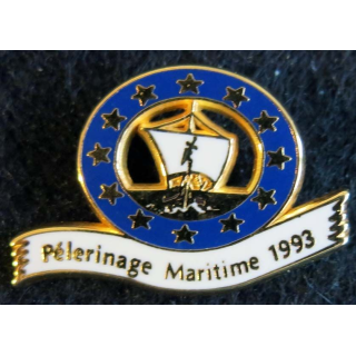 MARINE : pin's métallique du pélerinage maritime de 1993 