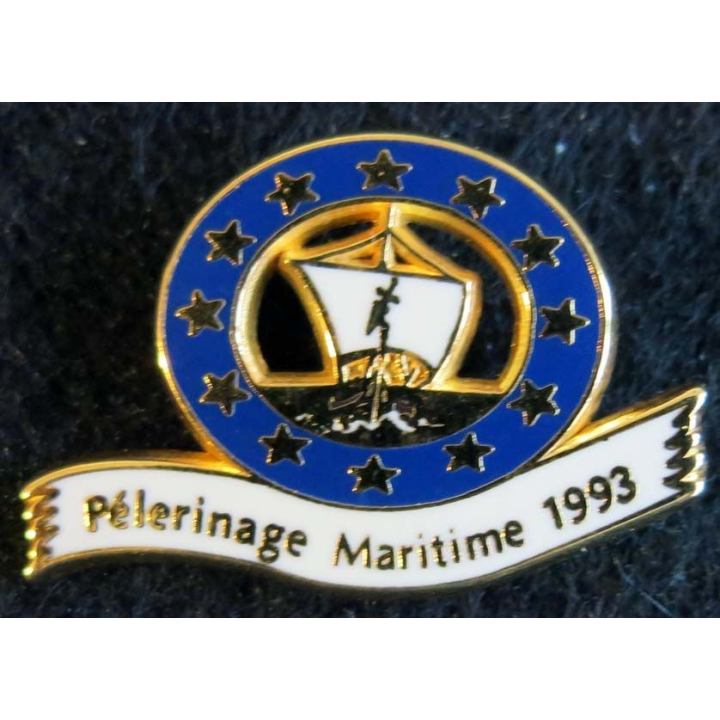 MARINE : pin's métallique du pélerinage maritime de 1993 