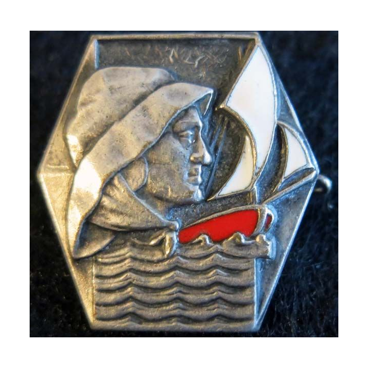 MARINE : insigne métallique des bâtiments de pêche fabrication Bouillot Paris 