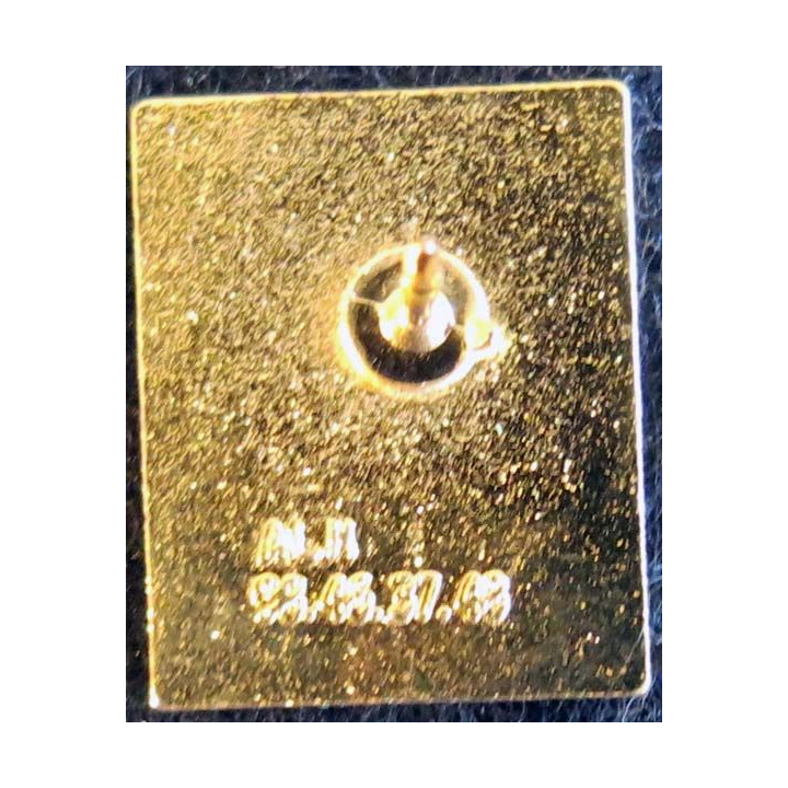 MARINE : pin's métallique du commissariat de la Marine émail dos doré