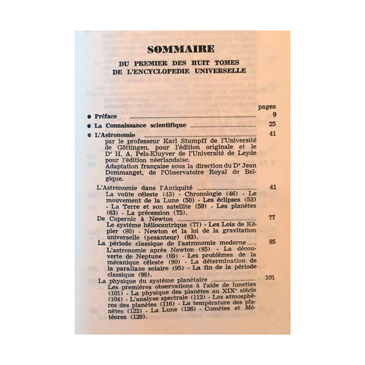 1. Encyclopédie universelle 1 - Astronomie - Géologie - Météorologie - Climatologie - Géographie