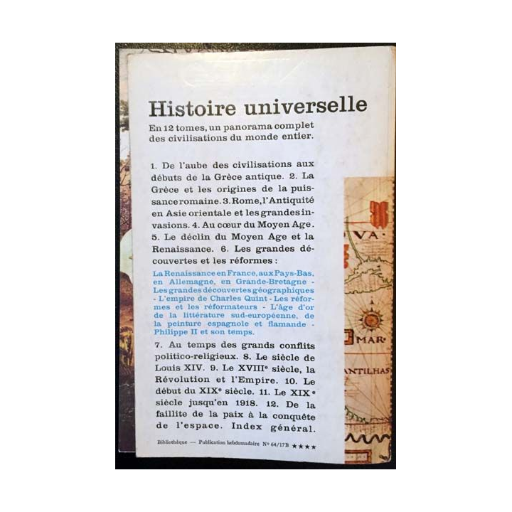 1. Histoire universelle 6 Les grandes découvertes et les réformes de Carl Grimberg aux éditions Marabout université