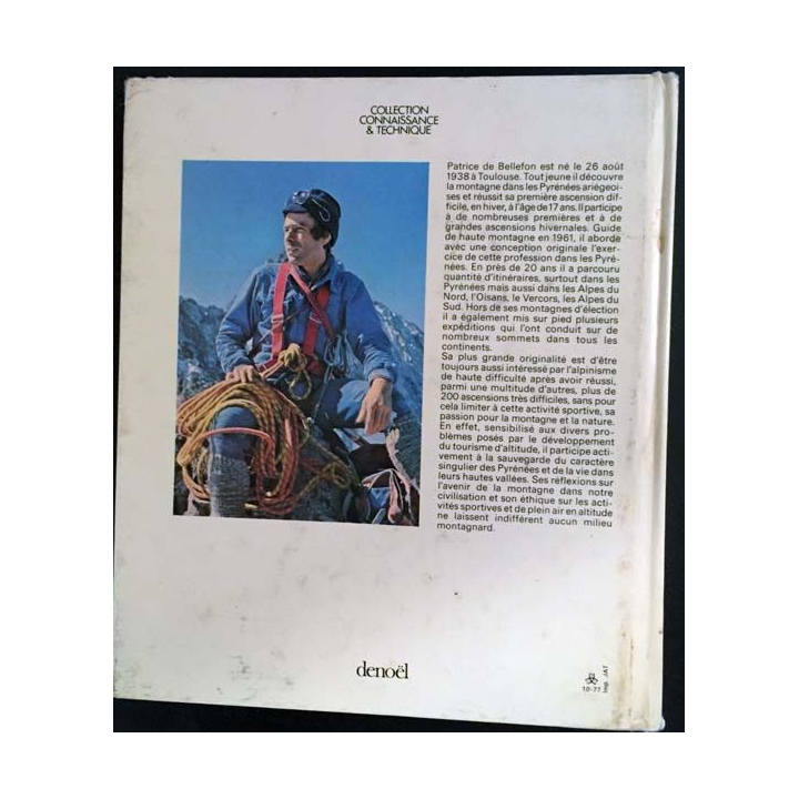 1. L'alpinisme de Patrice De Bellefon aux éditions Denoël