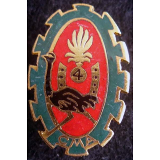 4° REI : Insigne métallique de la compagnie montée auto Drago Paris 