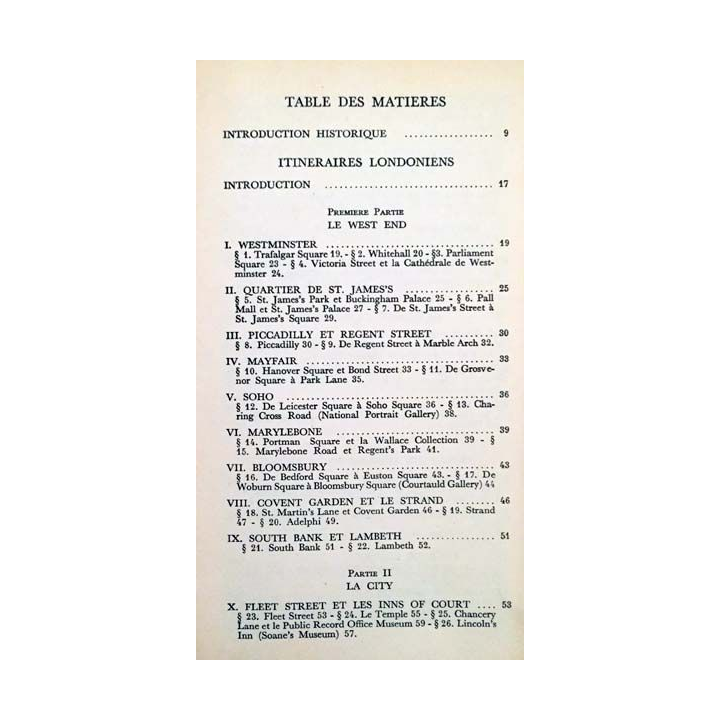 1. Guide de Londres de Anne-Marie Calvet aux éditions de la Manche 1965