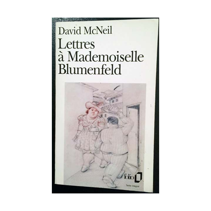 1. Lettres à Mademoiselle Blumenfeld de David McNeil aux éditions Gallimard