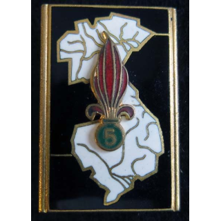 5° régiment étranger d'infanterie Drago Paris G. 1154 en émail