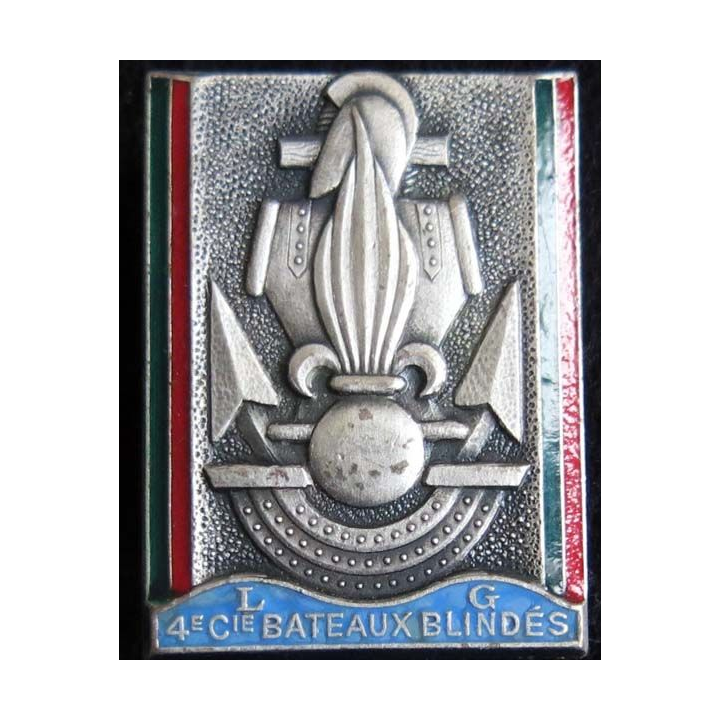 71-4° compagnie de bateaux blindés  Drago Marne La Vallée émail retirage R89