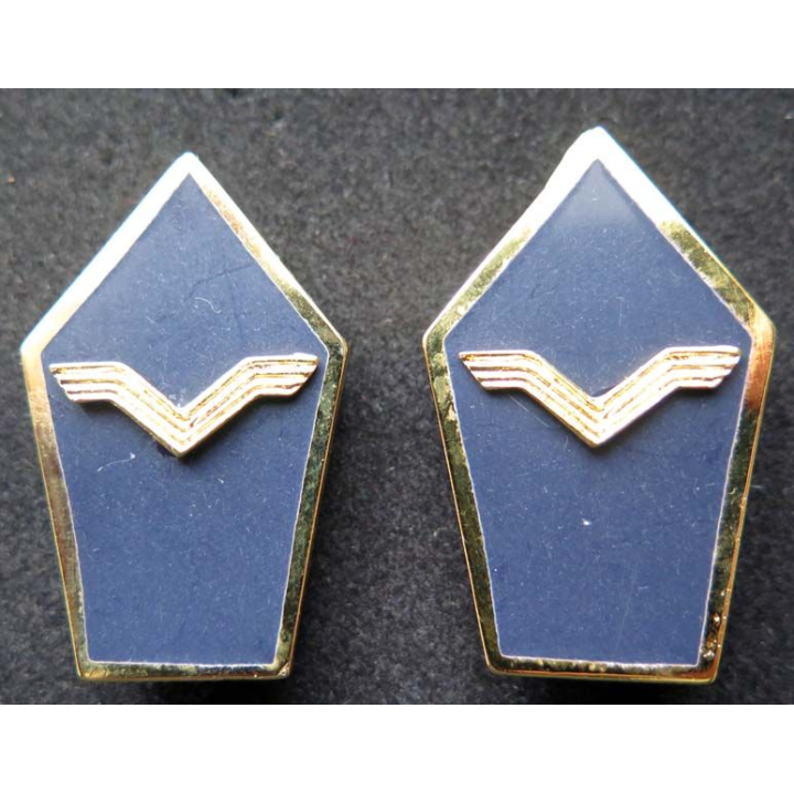 paire de col d'uniforme de l'aviation de pays inconnu fabrication CSV