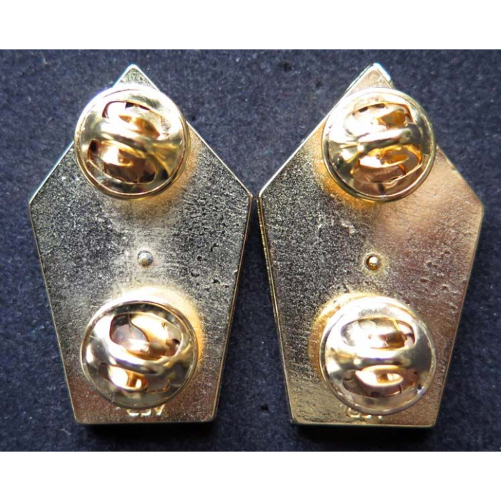 paire de col d'uniforme de l'aviation de pays inconnu fabrication CSV