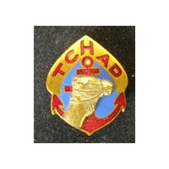 RMT : Régiment de marche du Tchad Drago olivier Métra émail translucide